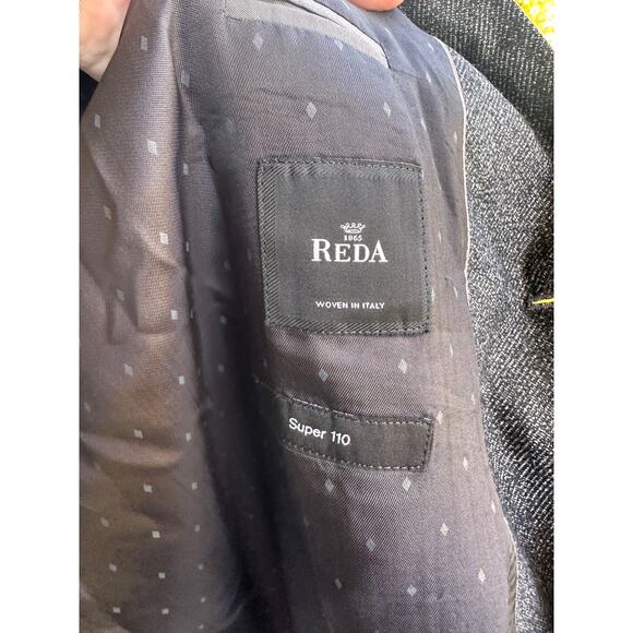 Hugo Boss REDA Italy Men's 42R Super 110 Wool Single-Breasted Two Button Blazer - Picture 6 of 15